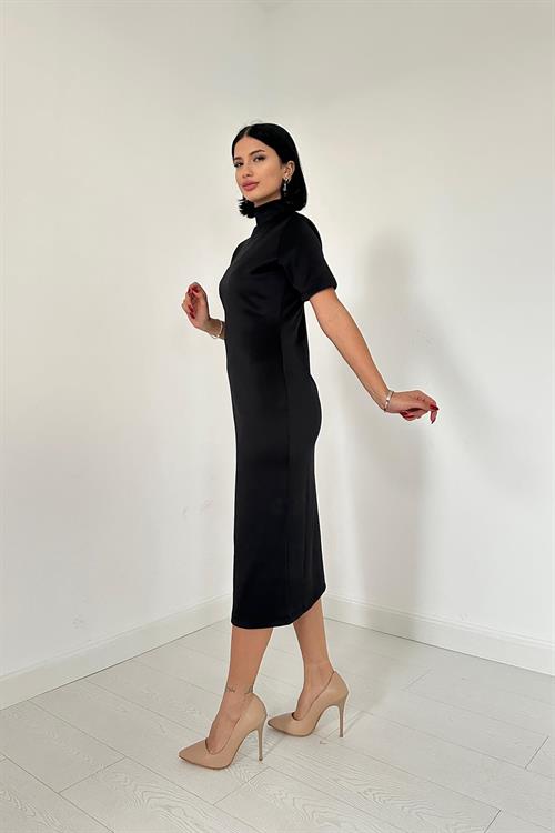 Wholesale Black Turtleneck Dress