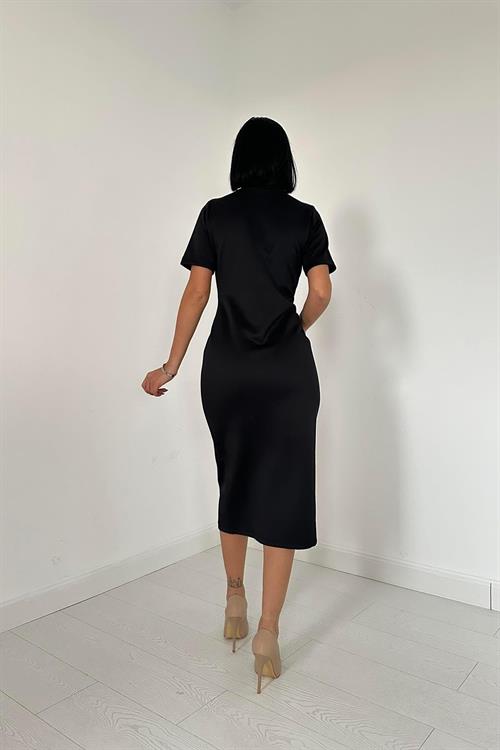 Wholesale Black Turtleneck Dress