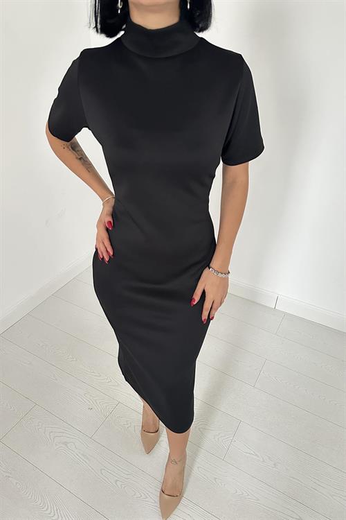Wholesale Black Turtleneck Dress