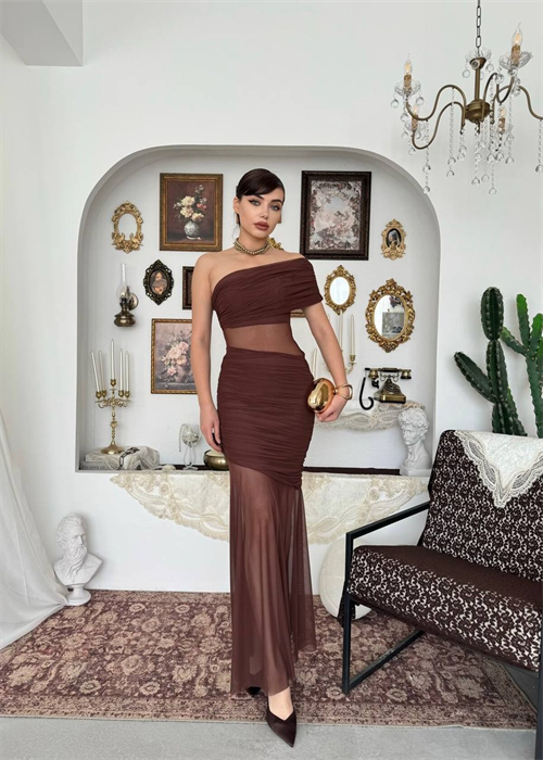 Bark Transparent Dress