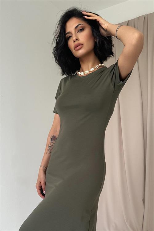 Wholesale Basic Dress - Khaki