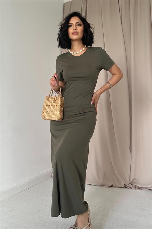 Wholesale Basic Dress - Khaki