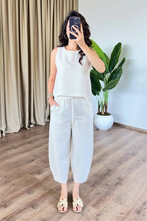 Basic Model Taş Keten Toptan Takım