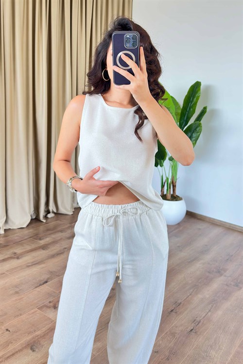 Basic Model Taş Keten Toptan Takım