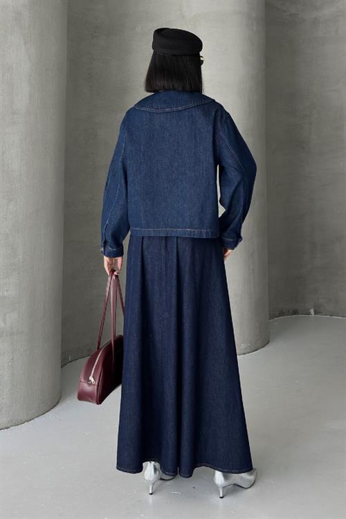 Bebe Yaka Gömlek 6095-17-(S-XL)