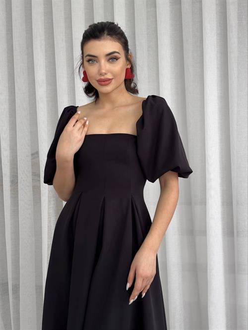 Benjamin A-Line Skirt Midi Dress