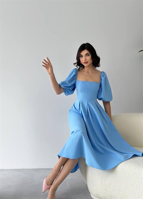 Benjamin A-Line Skirt Midi Dress