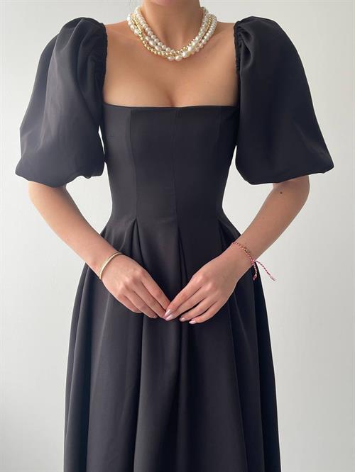 Benjamin A-Line Skirt Midi Dress