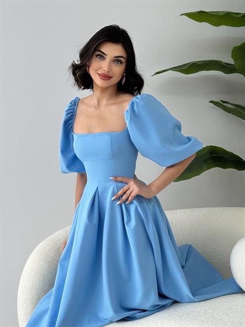 Benjamin A-Line Skirt Midi Dress