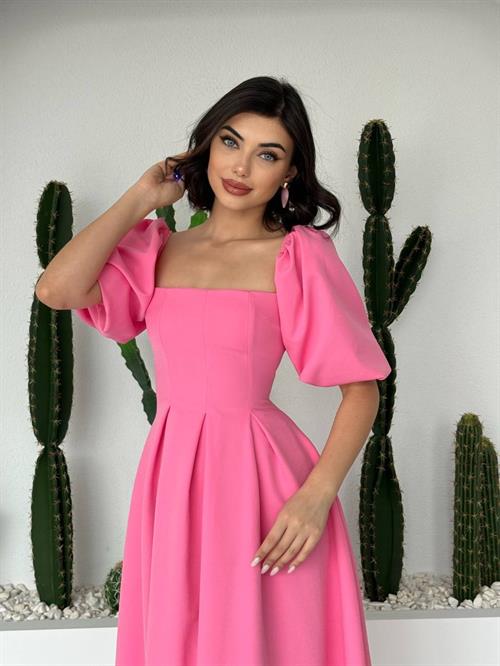 Benjamin A-Line Skirt Midi Dress