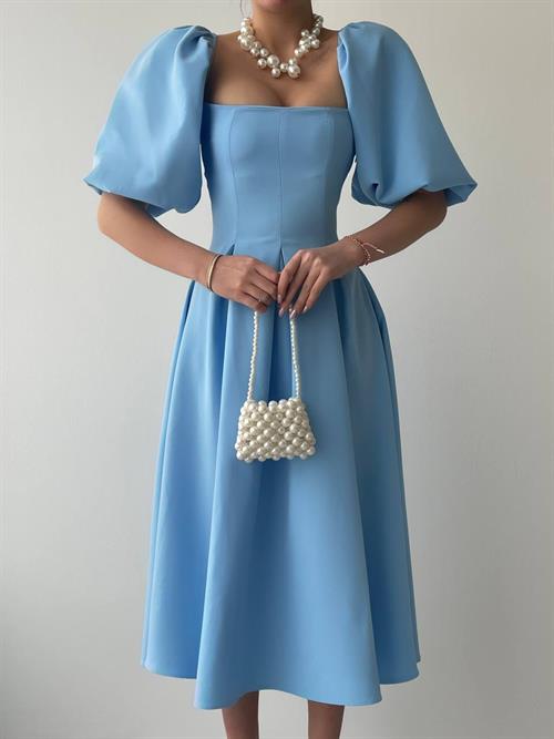 Benjamin A-Line Skirt Midi Dress