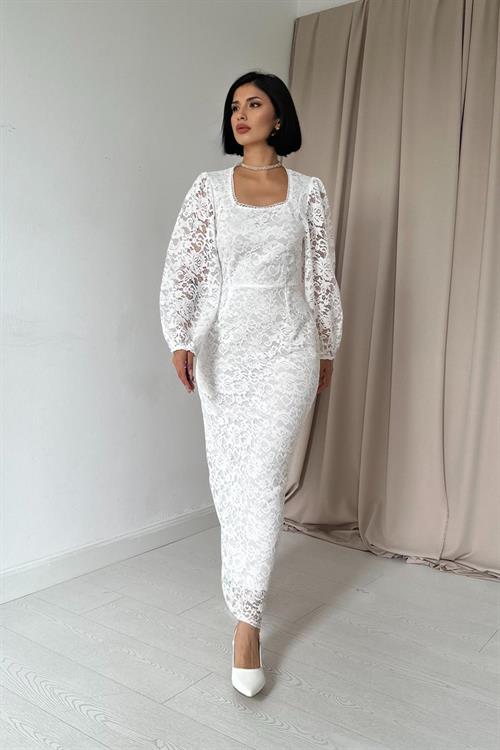 Wholesale White Lace Dress
