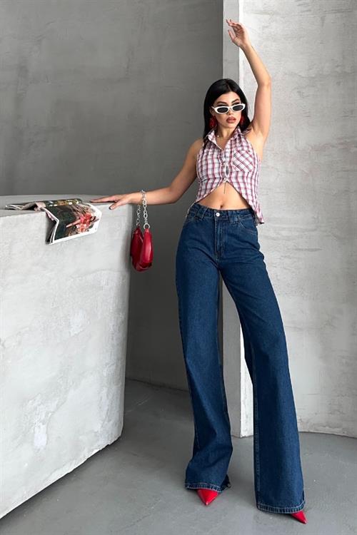 Bol Paça Baggy Relax Kot Pantolon 7031-19-(26-29)