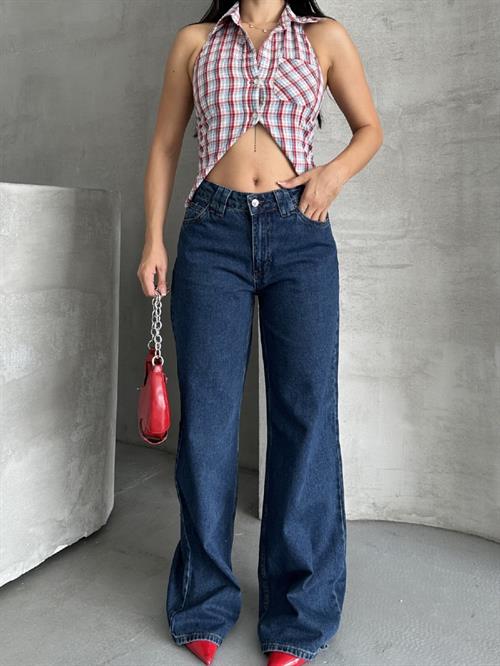 Bol Paça Baggy Relax Kot Pantolon 7031-19-(26-29)