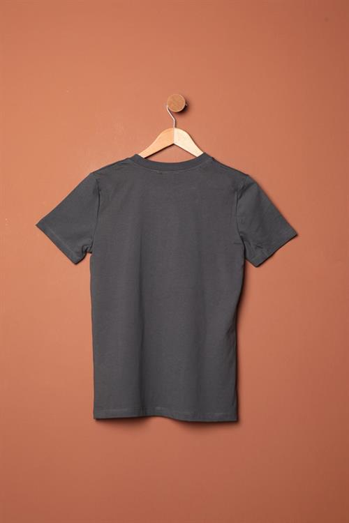 Bow Printed T-Shirt-Anthracite