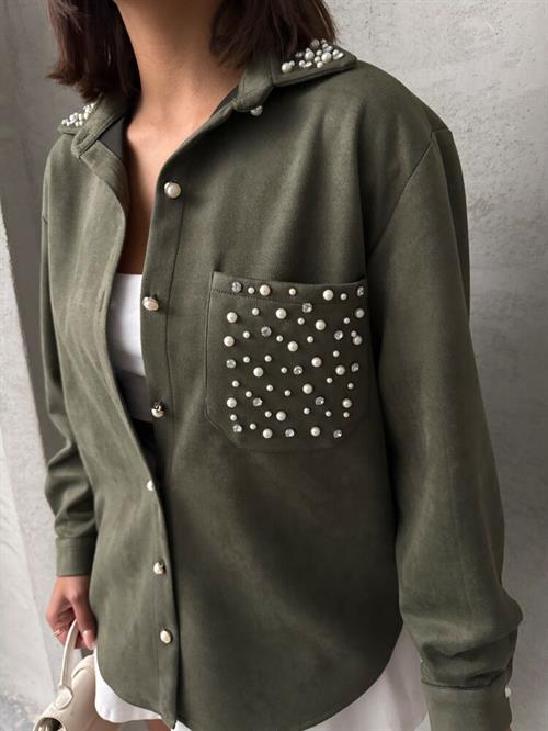 Wholesale Shirt with Pocket - Khaki