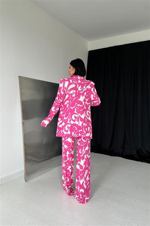 Wholesale Jacket And Trouser Suit - Fuchsia