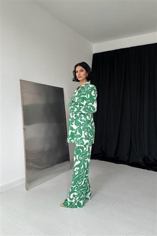 Wholesale Jacket And Trouser Suit - Green
