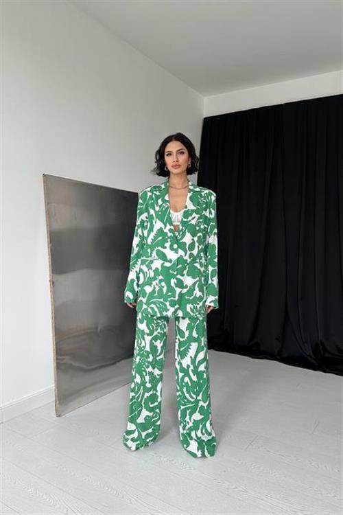 Wholesale Jacket And Trouser Suit - Green