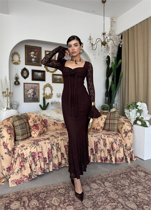 Cesam Rose-Detail Dress