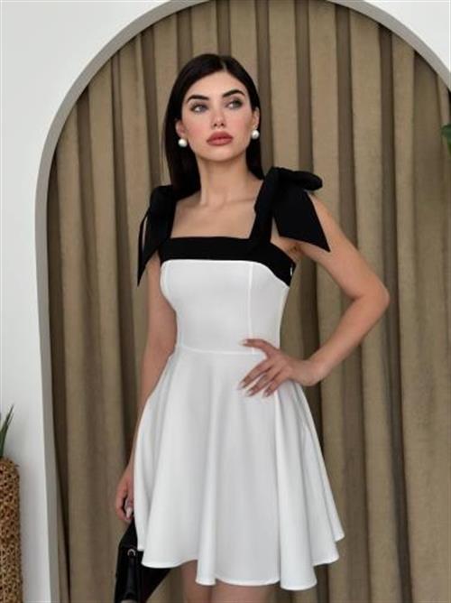 Wholesale Cloche Shoulder Bow Dress