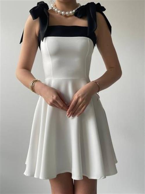 Wholesale Cloche Shoulder Bow Dress