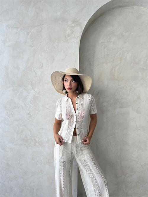 D 2827 Lace Shirt - Raw