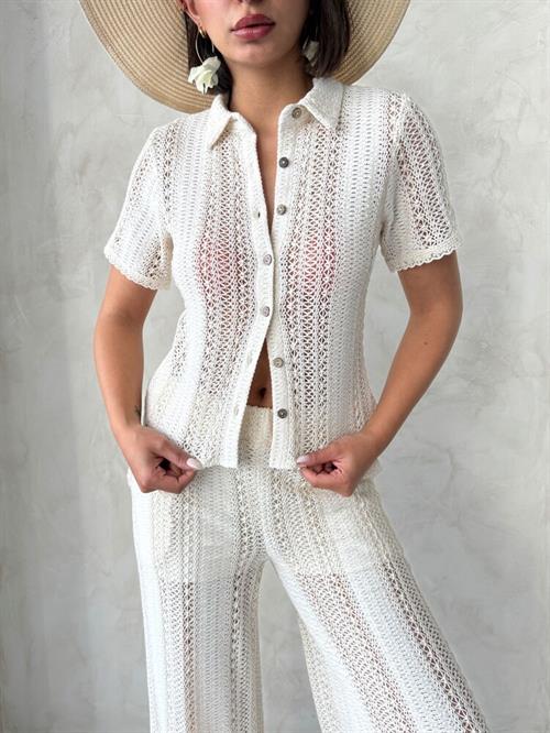 D 2827 Lace Shirt - Raw