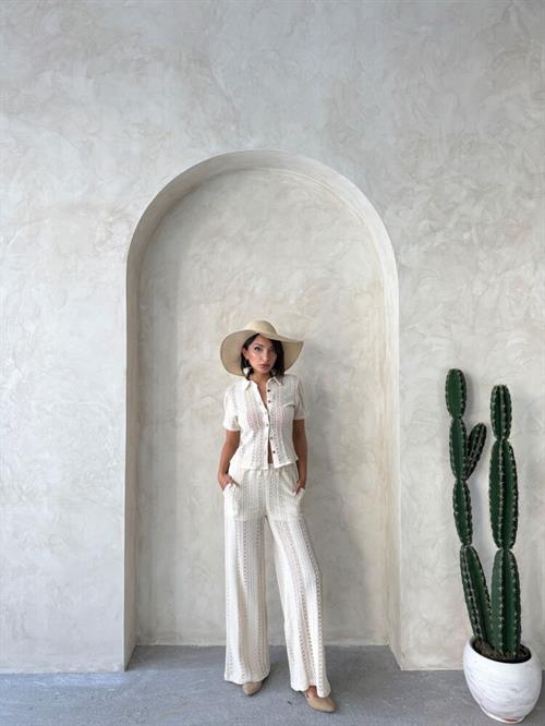 D 2827 Lace Shirt - Raw