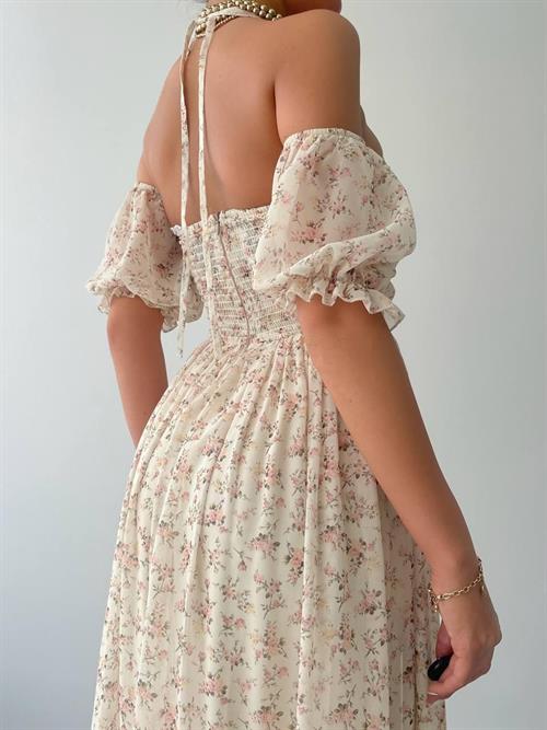 Wholesale Della Elastic Waist Dress