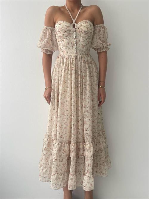 Wholesale Della Elastic Waist Dress