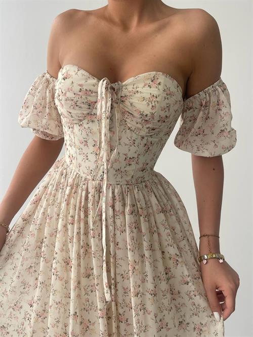 Wholesale Della Elastic Waist Dress