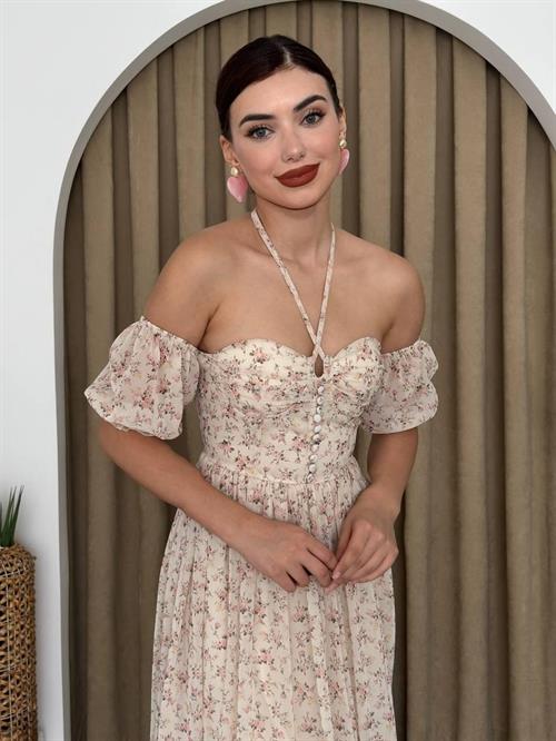 Wholesale Della Elastic Waist Dress