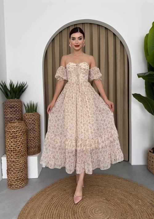 Wholesale Della Elastic Waist Dress