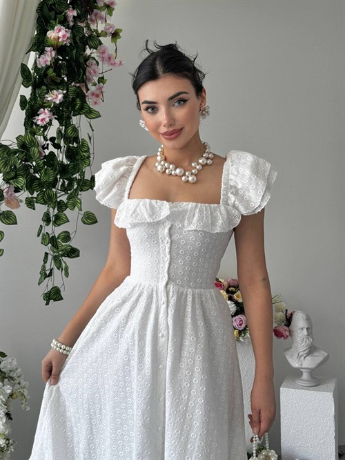 Denep Button Detail Dress
