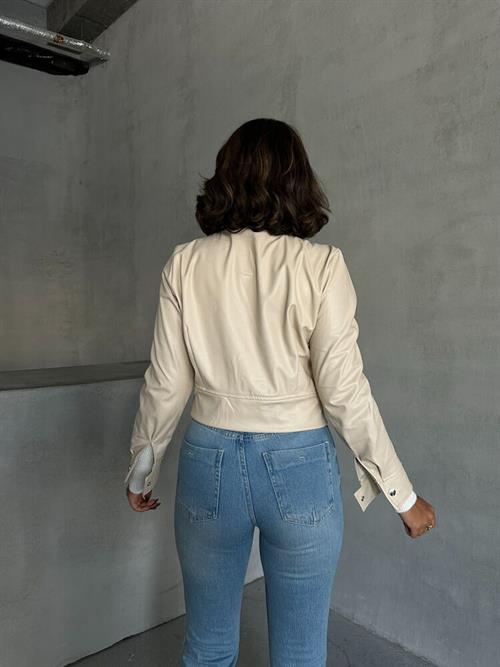 Leather Wholesale Coat - Stone