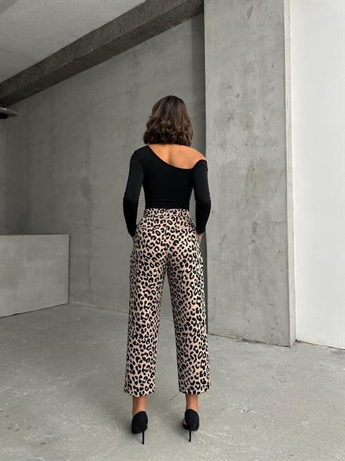 Patterned Pants - Stone Black