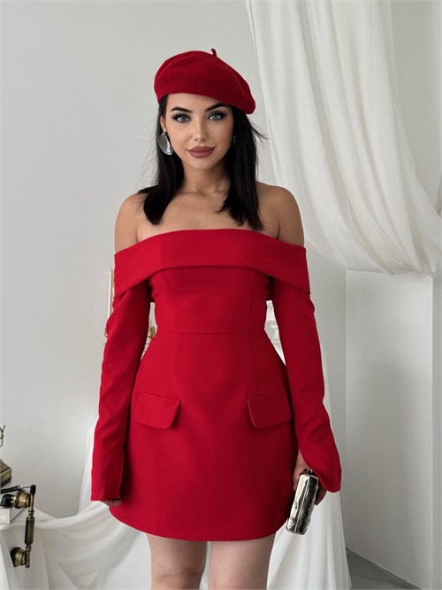 Devru Strapless Dress