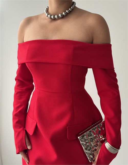 Devru Strapless Dress