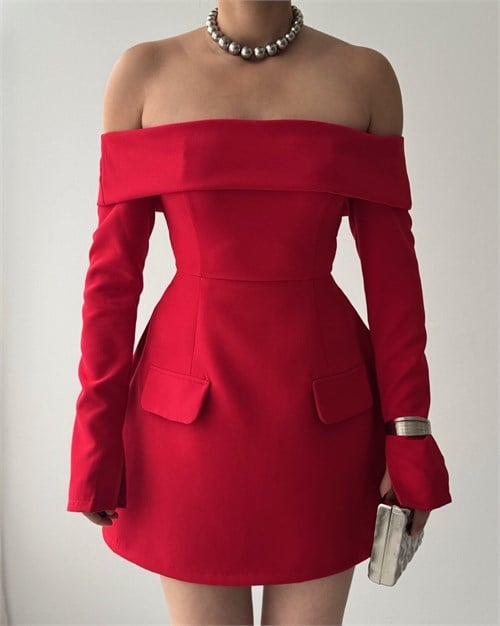 Devru Strapless Dress