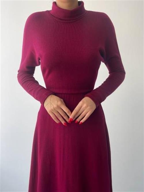 Wholesale Dina Turtleneck Midi Dress
