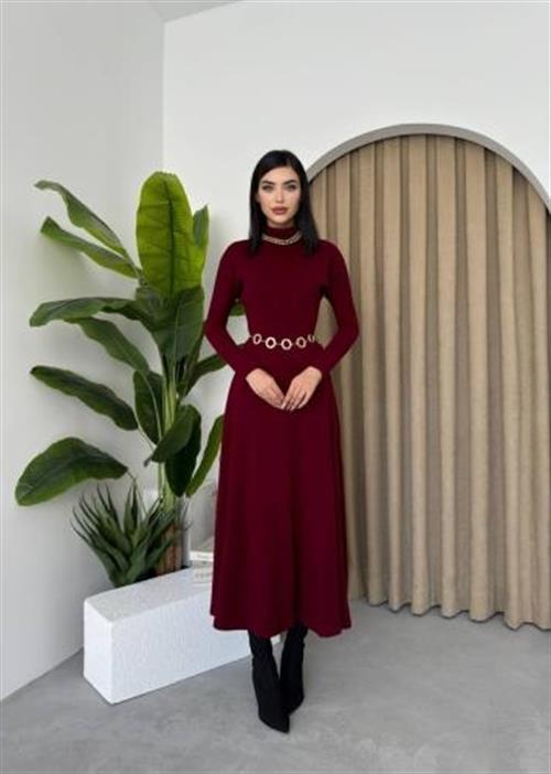 Wholesale Dina Turtleneck Midi Dress