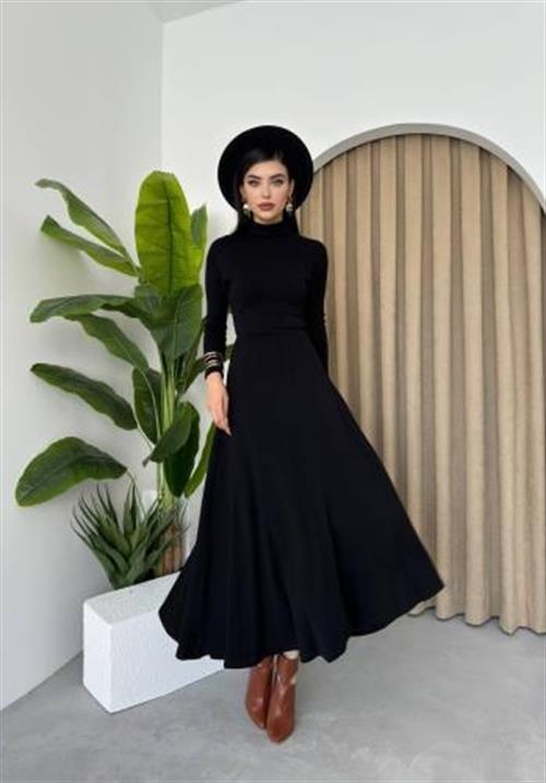 Wholesale Dina Turtleneck Midi Dress