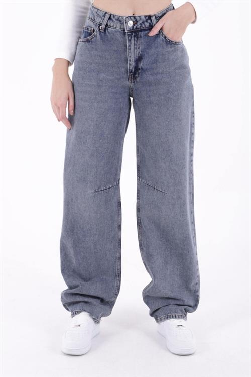 Dizi Pensli Baggy Kot Pantolon 7050-01-(26-29)