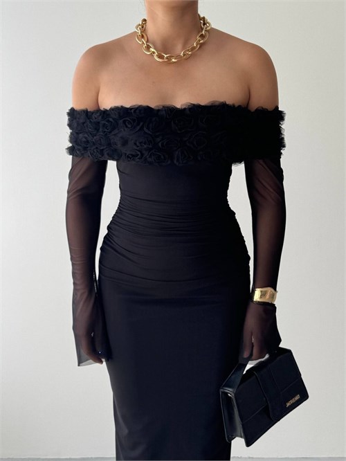 Dokru Dress with Floral Details
