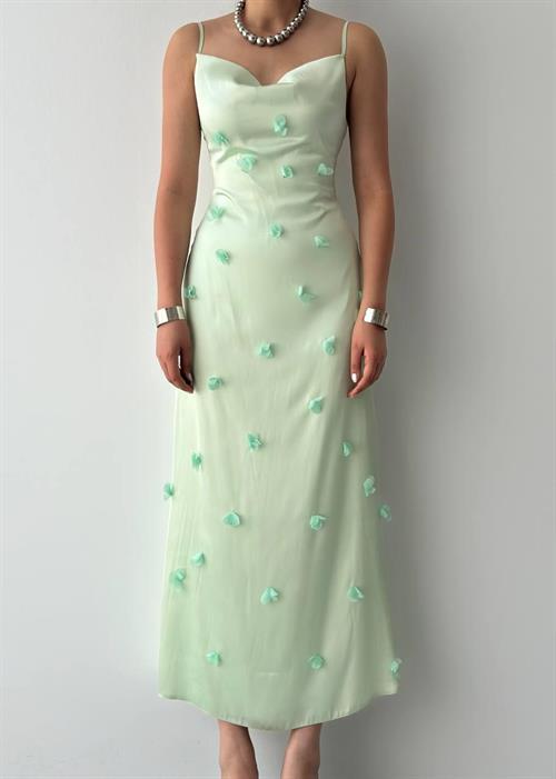 Dora Flower Detailed Dress