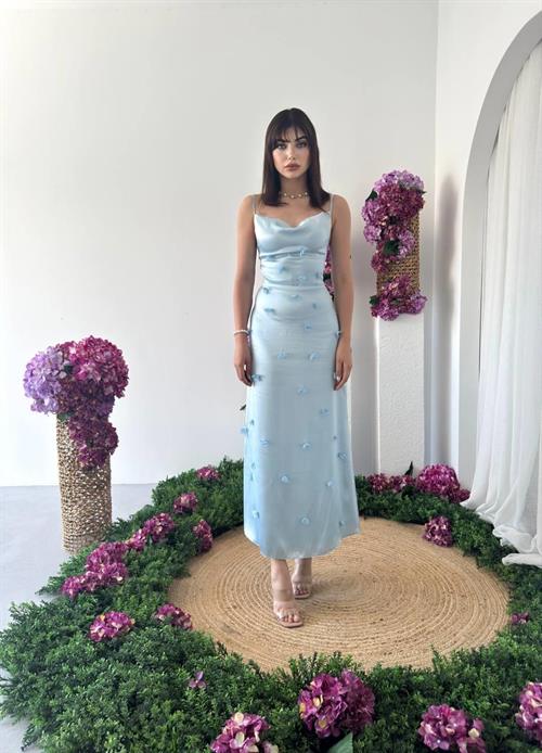 Dora Flower Detailed Dress