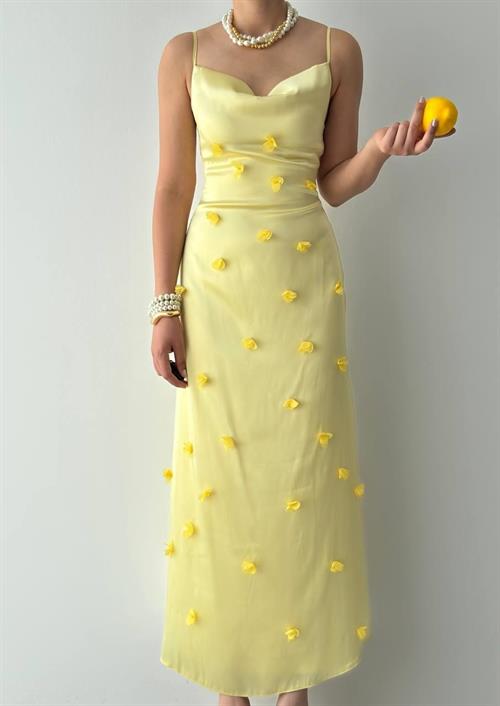 Dora Flower Detailed Dress