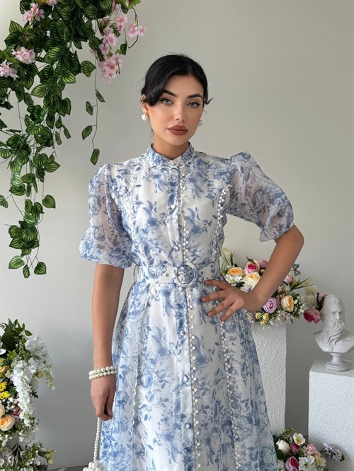 Dress with Belt Detail
