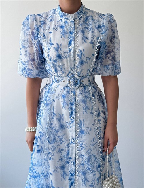 Dress with Belt Detail